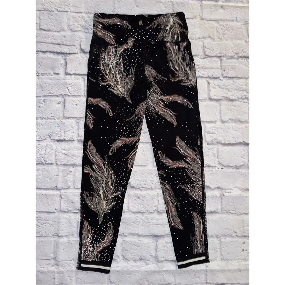 FREE PEOPLE Movement Serene Printed 7/8 Reflective Compression‎ Leggings Size XS